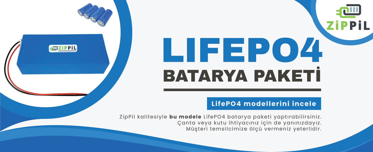 ZipPil LifePO4 Batarya Paketi