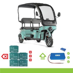 60V LiFePO4 Batarya | Jel Aküye Son! | 60V 18Ah-102Ah