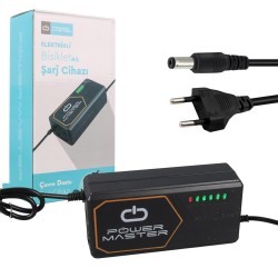 48V 2A Şarj Cihazı | Fanlı, Soğutmalı | 54.6V Çıkışlı | Elektrikli Bisiklet ve Scooter İçin