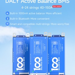 Daly 100A Smart BMS | 4S-24S LiFePO4 - Bluetooth, CAN, RS485