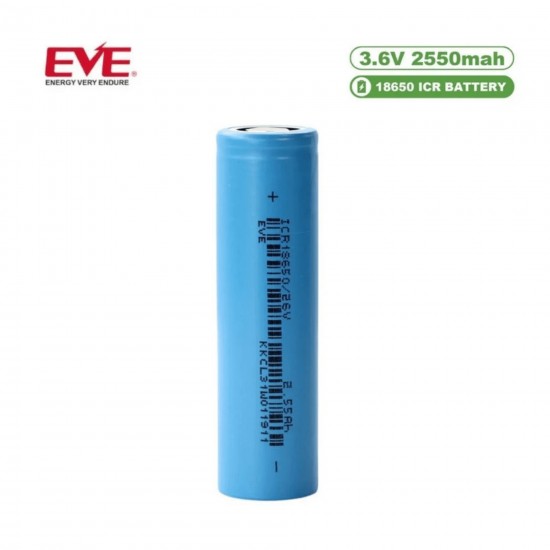 18650 EVE 26V 2600mAh 3.6V 3C Lityum İyon Pil - ZipPil 18650 EVE 26V 2600mAh 3.6V 3C Lityum İyon Pil - ZipPil